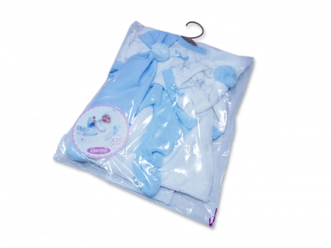 Set hainuțe păpușă bebeluș New Born 35-36 cm