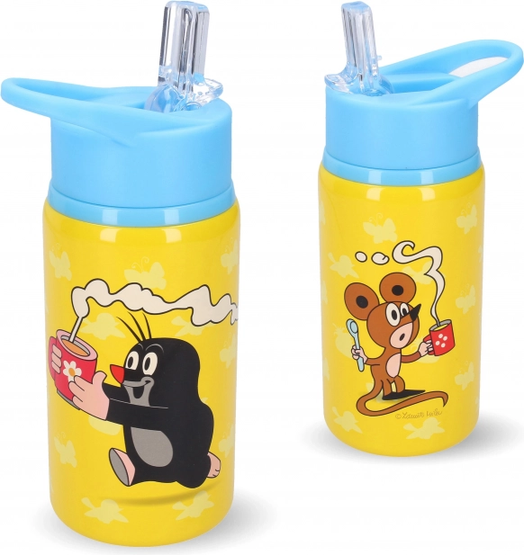 Sticlă inox Krtek 500 ml albastră