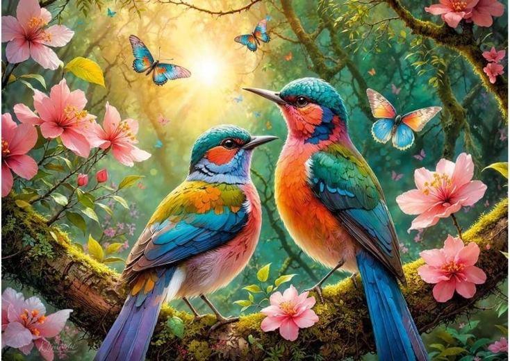 Puzzle Salutul unei noi zile 500 de piese