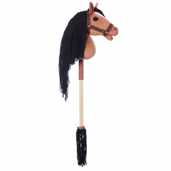 Cal pe băț Hoppihorse maro