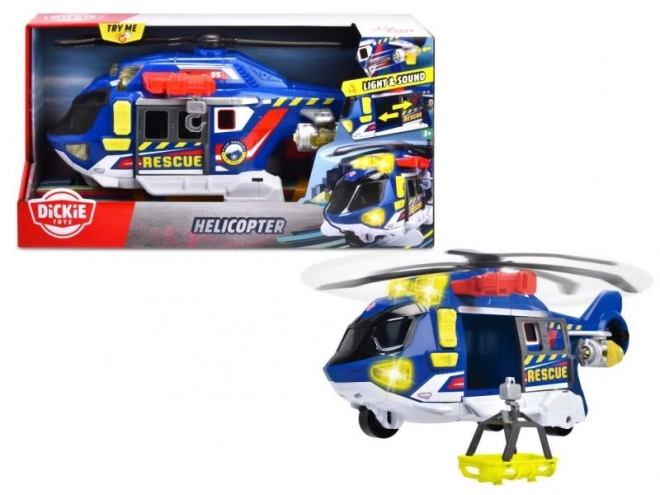 Elicopter de Salvare 39 cm cu Lumini și Sunete