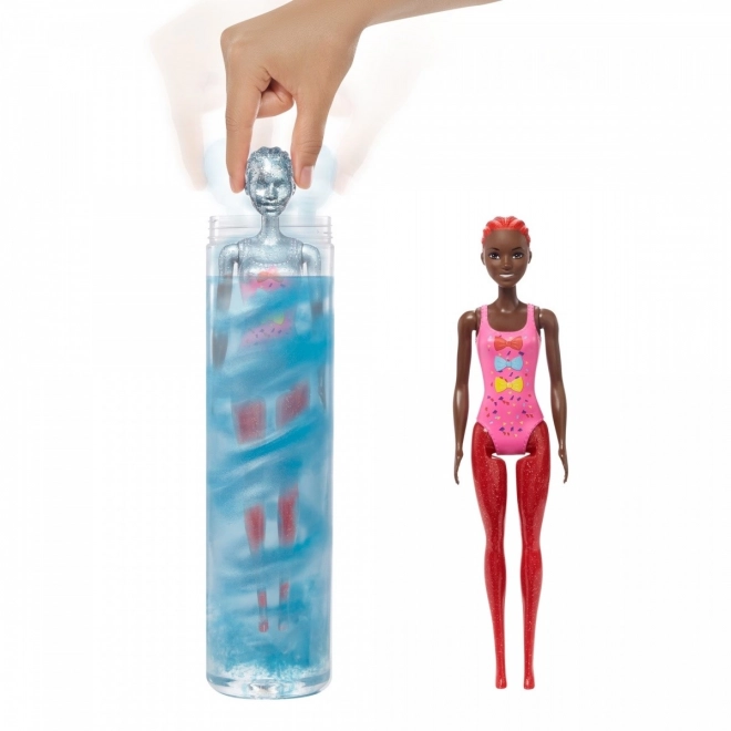 Barbie Color Reveal stilizare păr cu sclipici violet