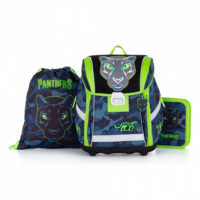 Set școlar premium light pantera