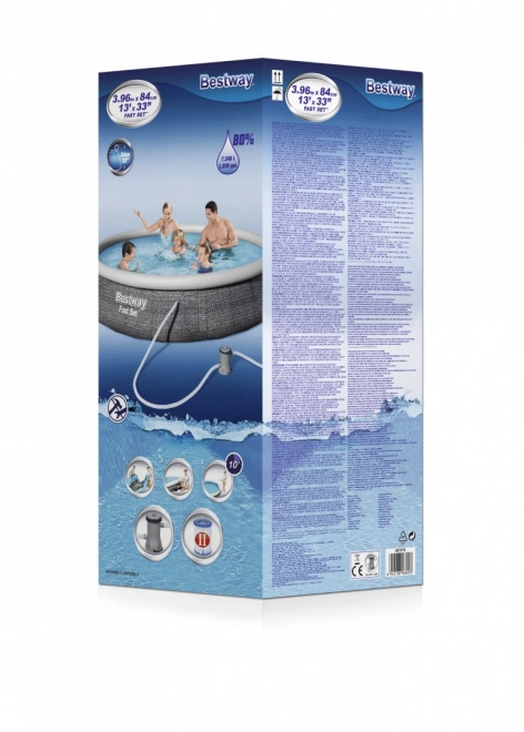 Piscină de grădină pentru copii Bestway 396 x 84 cm 57376