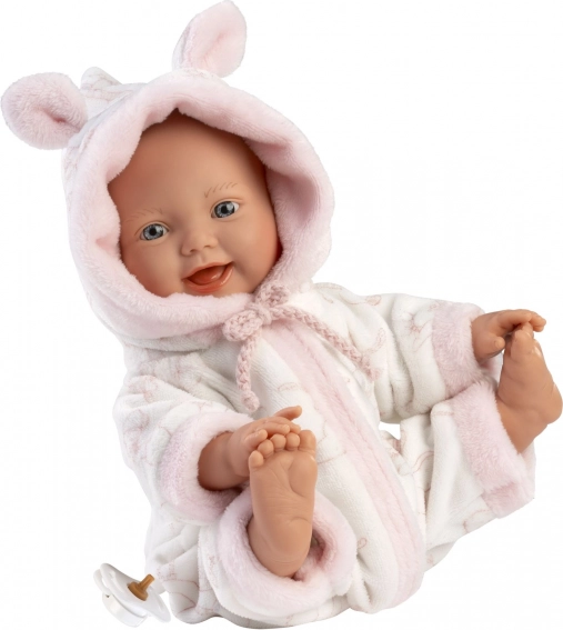 Llorens Little Baby păpușă realistă bebeluș cu corp moale din material textil