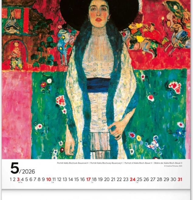 Calendar de perete Gustav Klimt 2026
