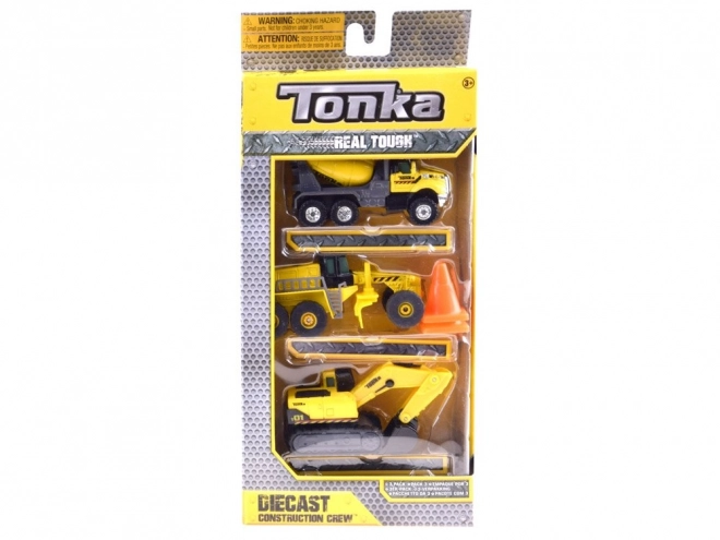 Set jucării de construcții Hasbro Tonka, 3 mașini