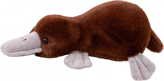 Jucărie din pluș ornitorinc maro 32 cm