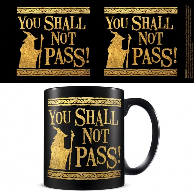 Cana Stăpânul Inelelor cu inscripția You Shall Not Pass 315ml