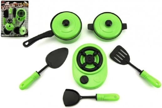 Set vesela din plastic pentru copii 8 piese