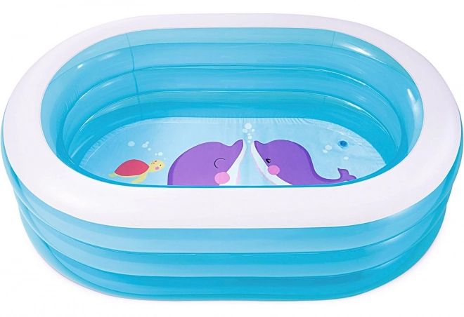 Piscină gonflabilă ovală pentru copii de grădină