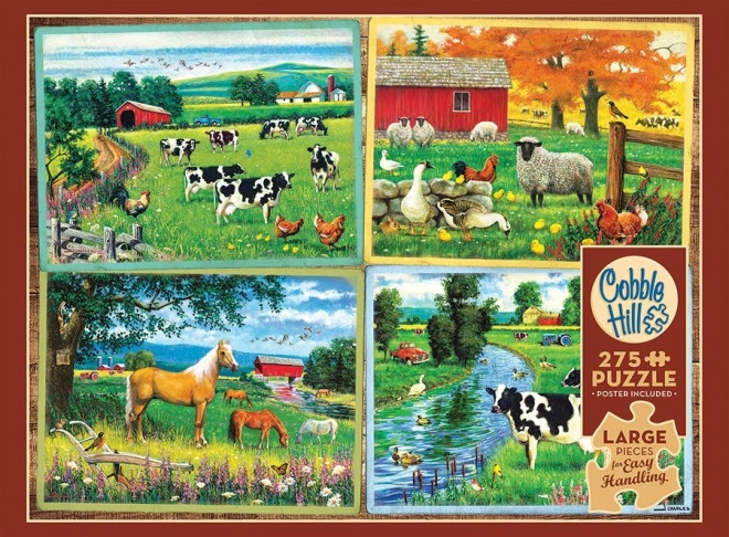 puzzle prieteni de la țară XL 275 piese