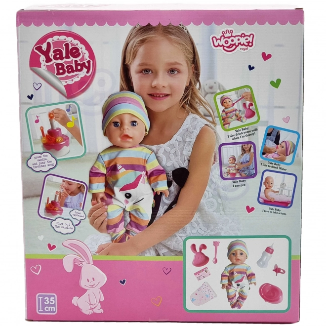 Păpușa interactivă Micuța Zosia de ziua de naștere 35 cm cu accesorii