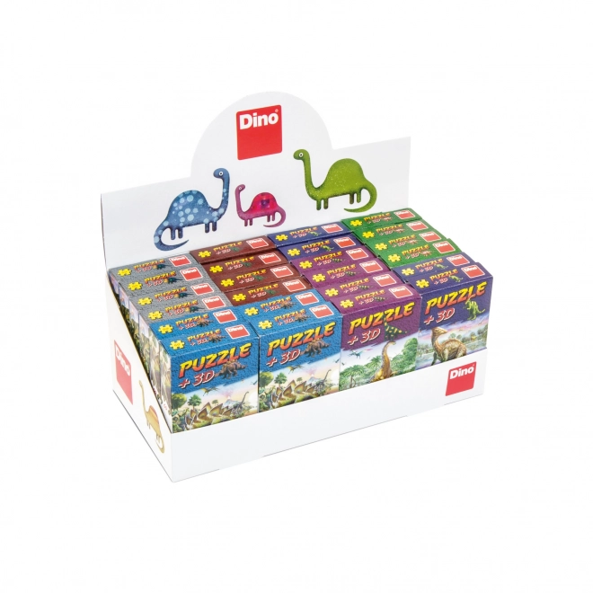 Puzzle cu figurină dinozaur: Tyrannosaurus Rex - 60 piese