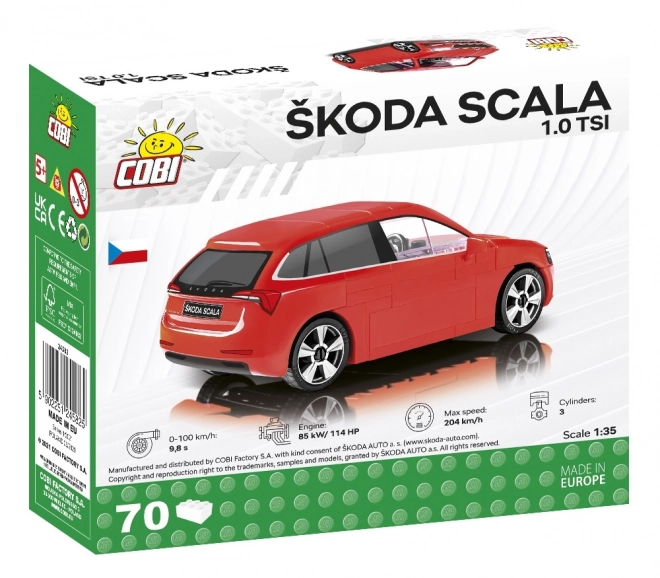 model de construit mașină Škoda Scala