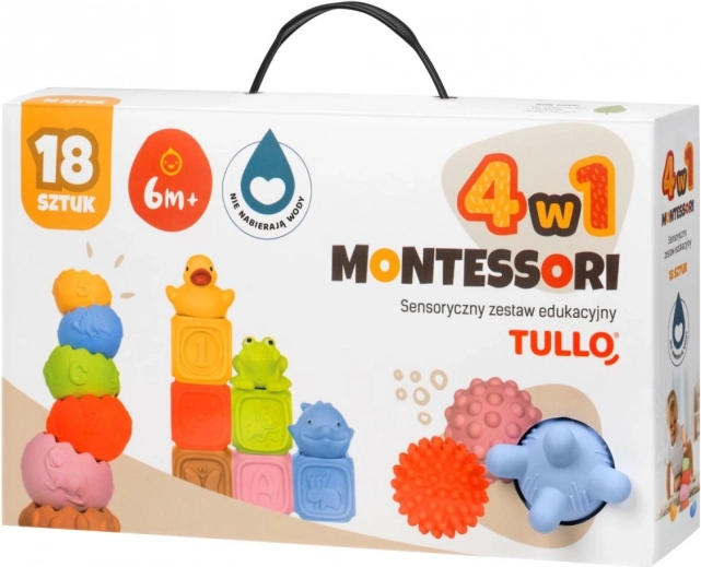 Set mare de jucării senzoriale Tullo 18 buc