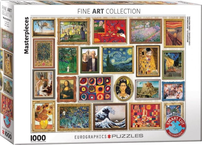 puzzle eurographics colaj de artă frumoasă 1000 de piese