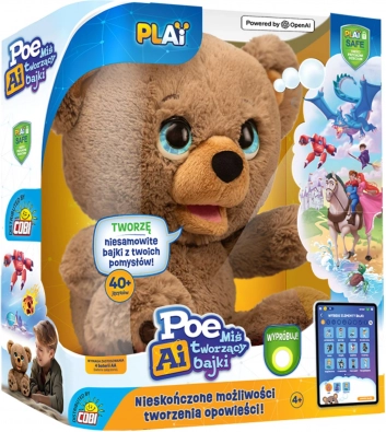 Ursuleț de pluș interactiv POE AI de la Cobi