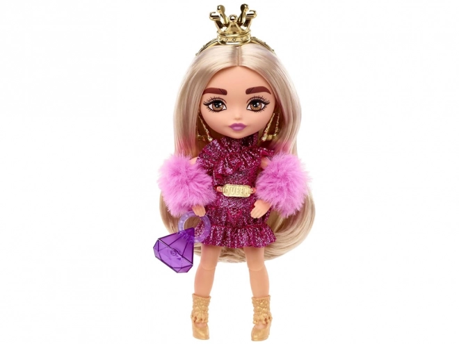 păpușă Barbie Extra Minis în ținută de petrecere