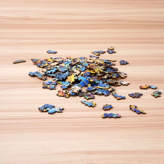 Puzzle din lemn Fluture Morpho Helena