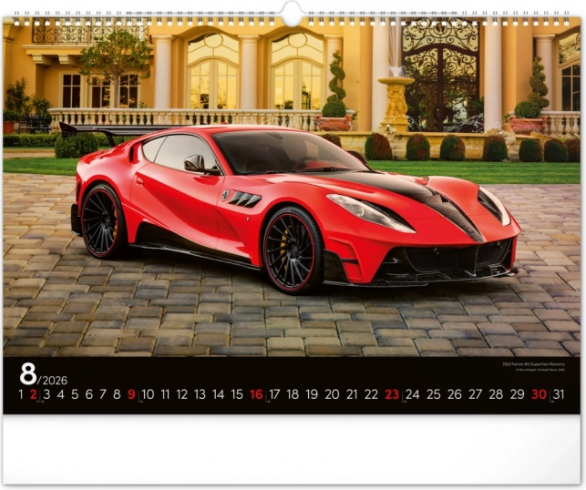 Calendar de perete Mașini Rapide 2026