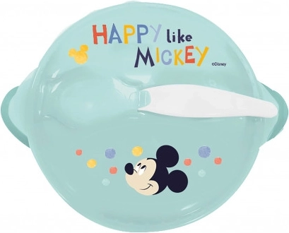 Bol cu Aderență și Capac Antiderapant Mickey