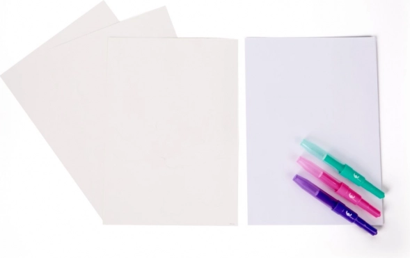 Set de pictură cu markere suflante Stitch A4