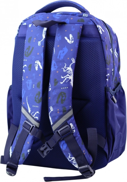 Rucsac școlar Dino T-Rex albastru 20L
