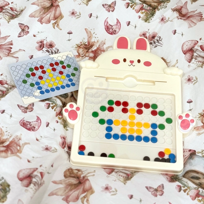 Tablă magnetică educativă WOOPIE Montessori MagPad Iepuraș