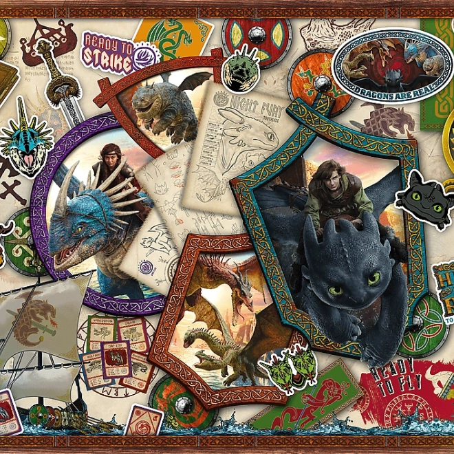 Puzzle Cum să-ți dresezi dragonul 1000 piese