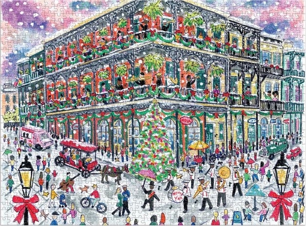 Puzzle Galison Crăciun în New Orleans 1000 piese