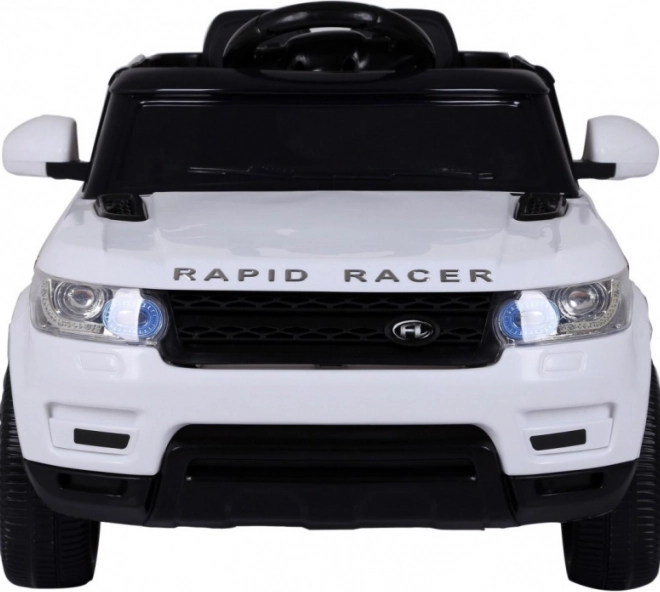 Mașinuță electrică Land Rapid Racer – Alb