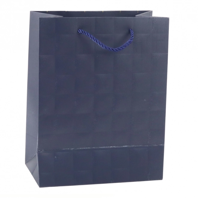Pungă cadou elegantă cu pătrate embosate