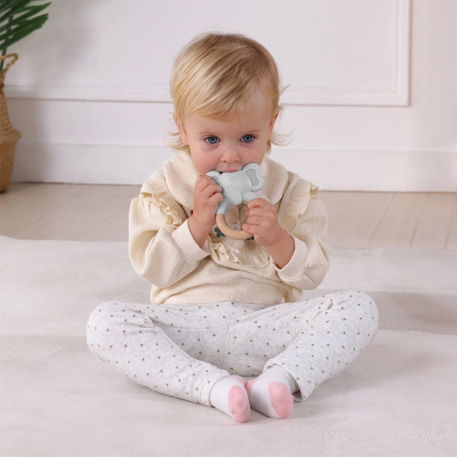 Gryzak din lemn elefant Tooky Toy
