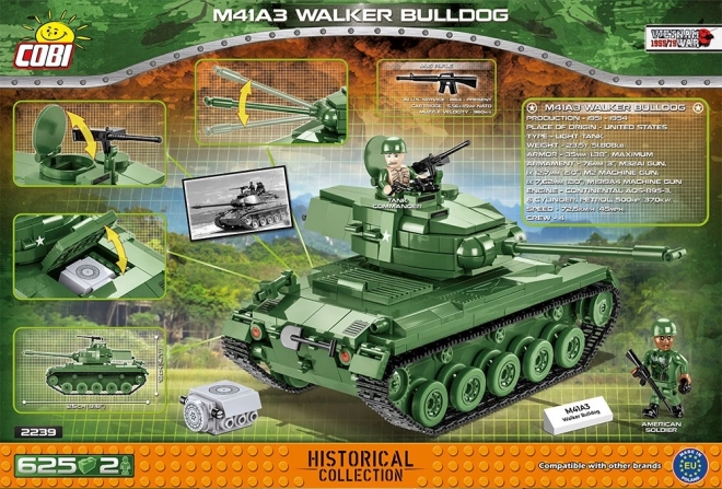 Tancul de construcție Walker Bulldog M41A3