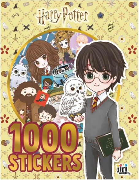 Caiet cu autocolante Harry Potter cu 1000 de autocolante