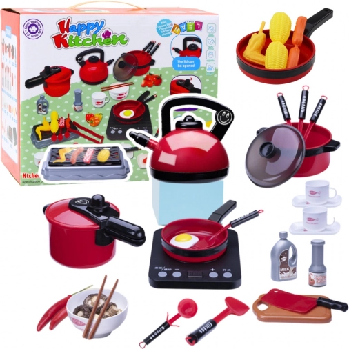 Set bucătărie pentru copii cu accesorii, 36 buc