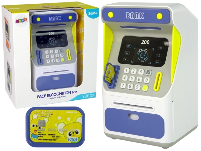 Bancomat jucărie cu senzor facial și PIN