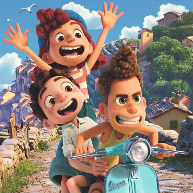 Puzzle 3x49 piese Disney Pixar: Luca