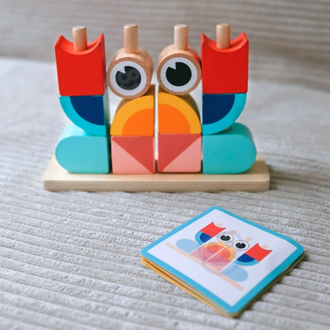 Puzzle din lemn Krab Tooky Toy Pastelat