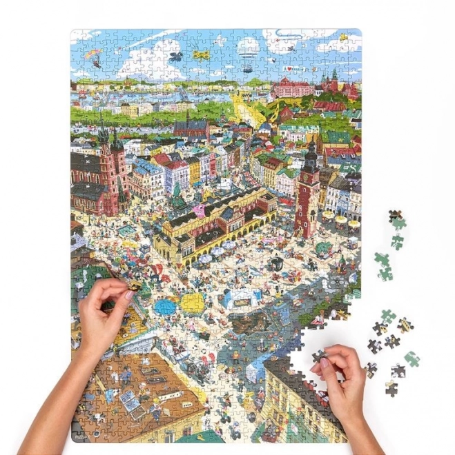 Puzzle Miasto Cracovia 1000 piese