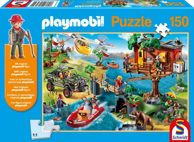 Puzzle Playmobil Casa în copac