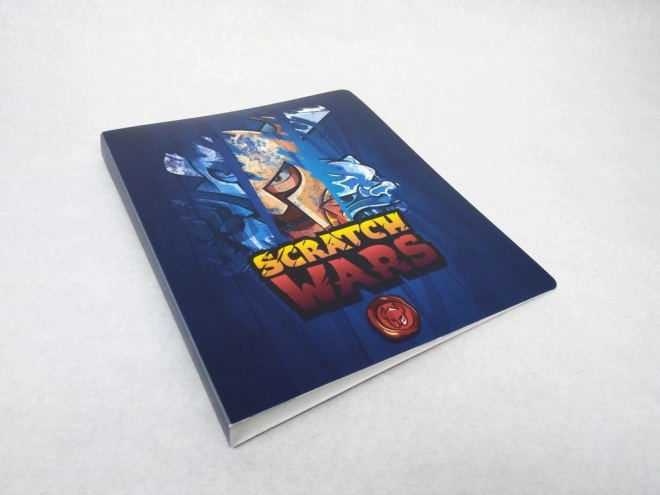Album de colecție pentru cărți de eroi Scratch Wars