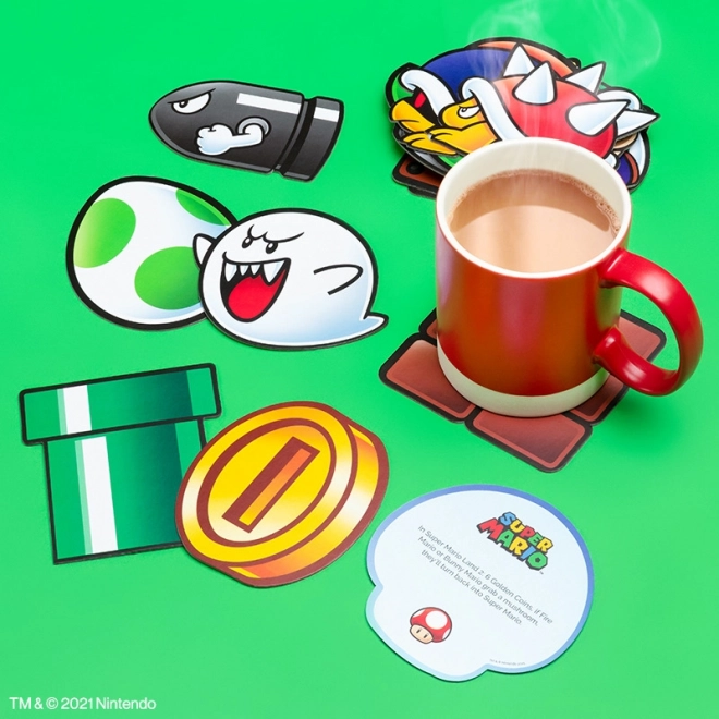 Set suporturi pahare Super Mario