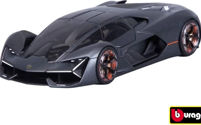 Mașinuță metalică Bburago 1:24 Lamborghini Terzo Millenio gri