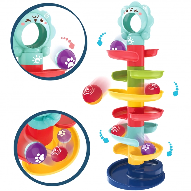 Turn de joacă spiral WOOPIE pentru bebeluși