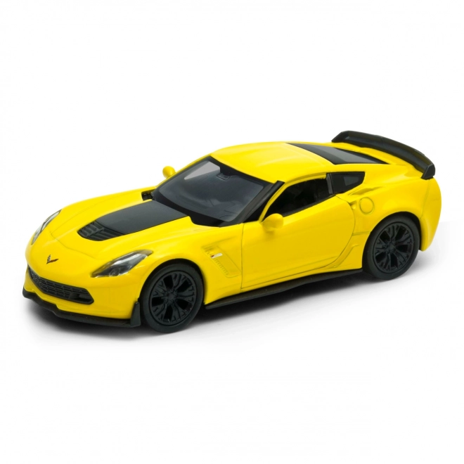 Model mașină Chevrolet Corvette Z06 2017 galben