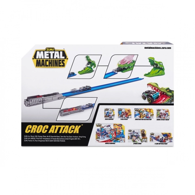 Atacul crocodilului metal machines set pistă