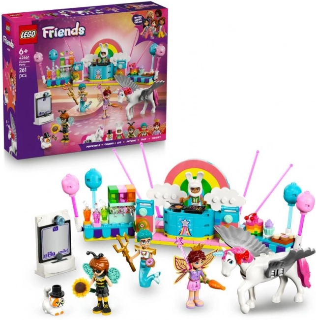 LEGO Friends Petrecerea costumelor cu unicorn și zână