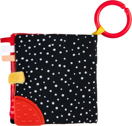 Jucărie de dentiție și elemente foșnitoare pentru explorare senzorială